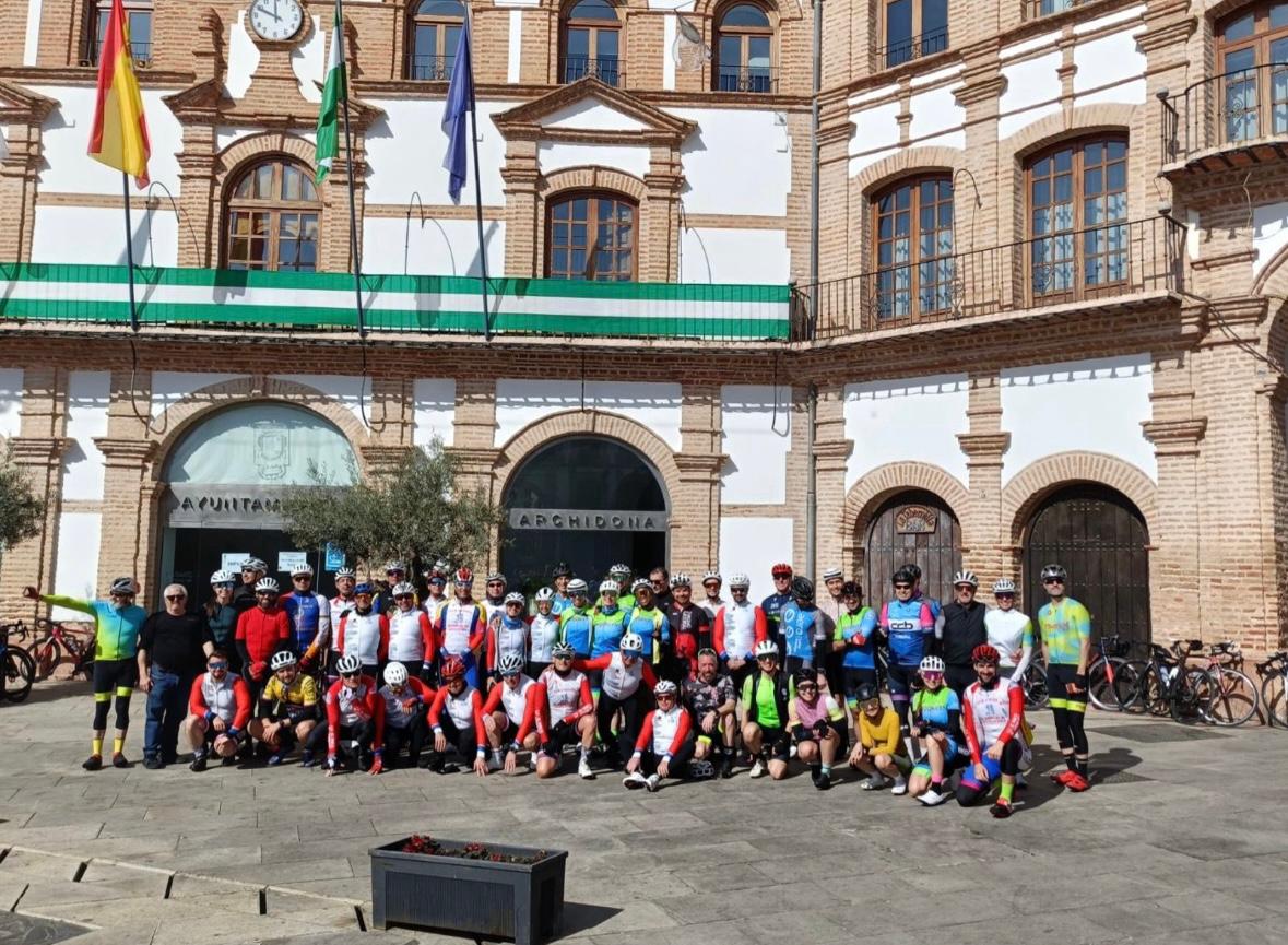 Cyclists in Spain